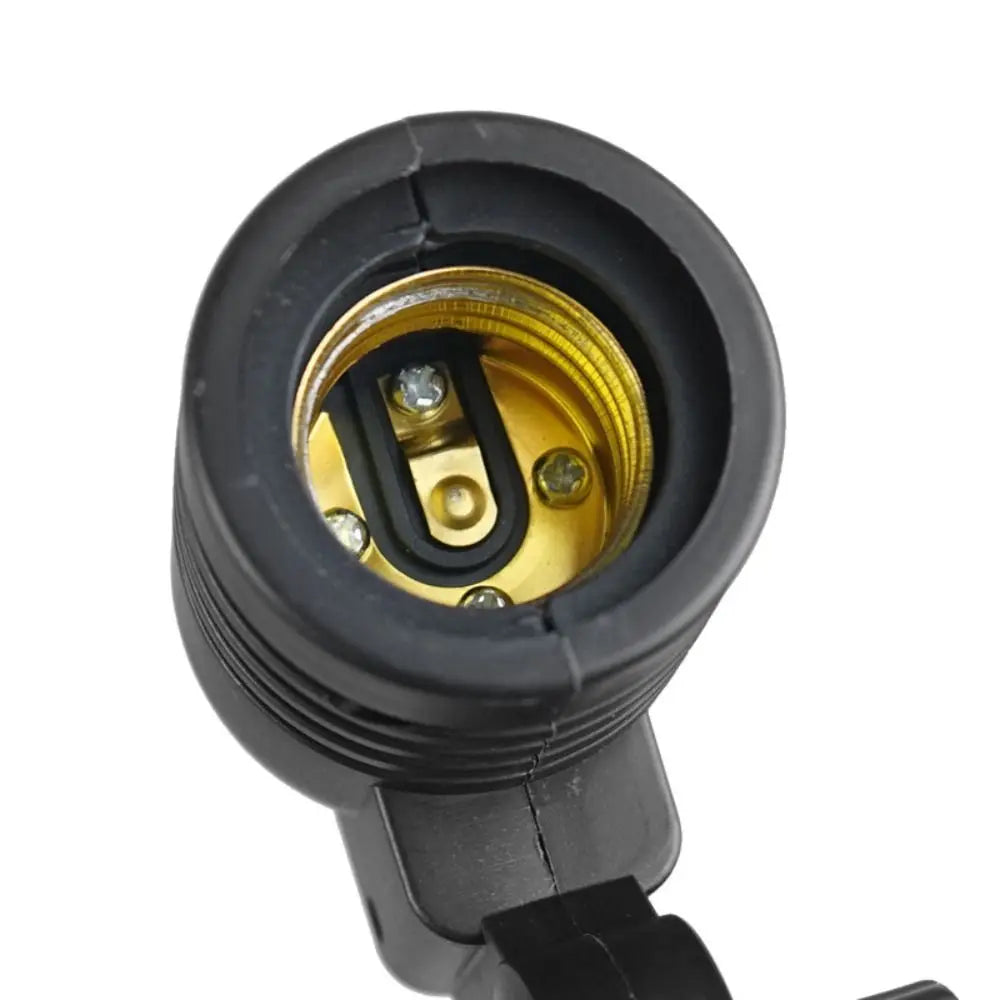 E27 Light Bulb Stand - 1.8m Cable Socket Holder with Umbrella Mount for Photography Lighting Setup