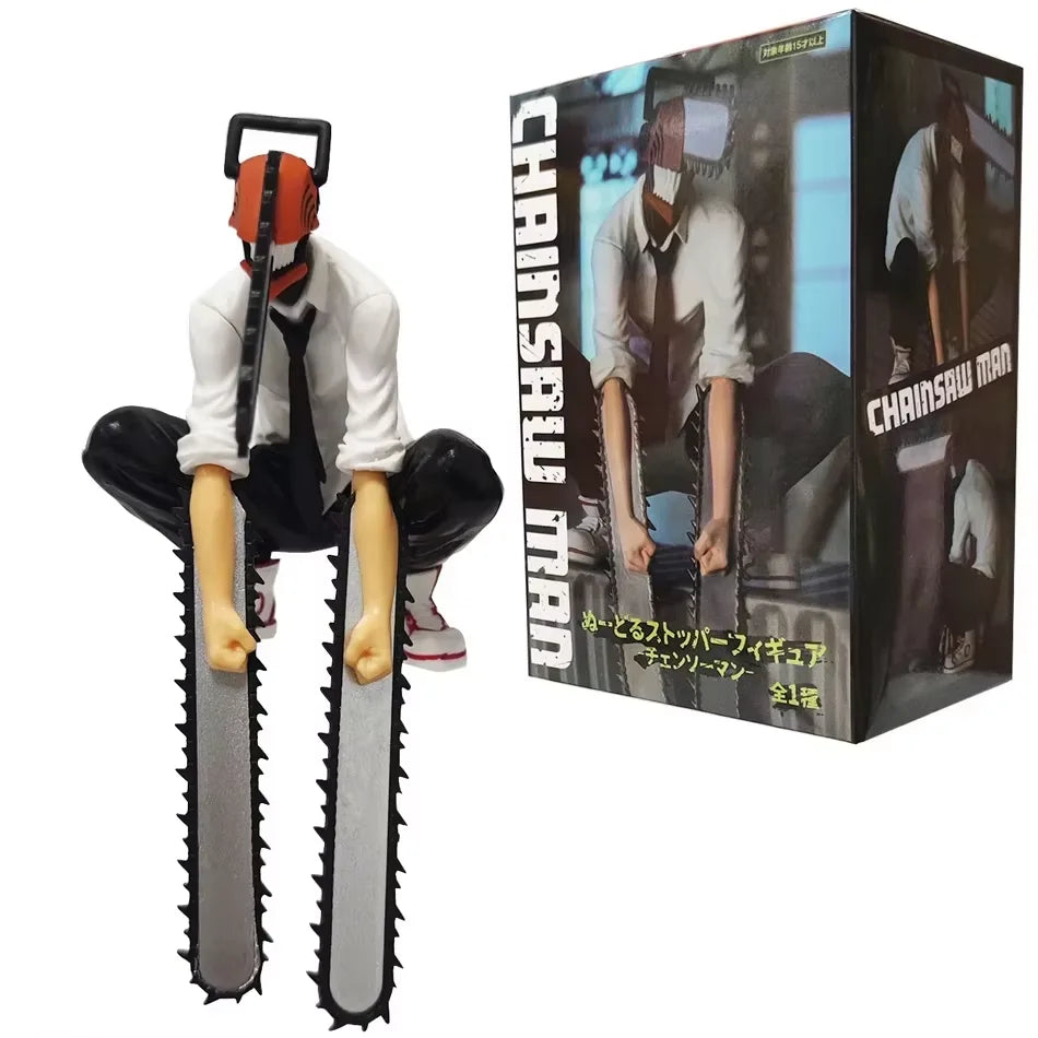 Chainsaw Man Denji & Power Anime Figures – 15.6cm Action Collectible Model Dolls for Adults