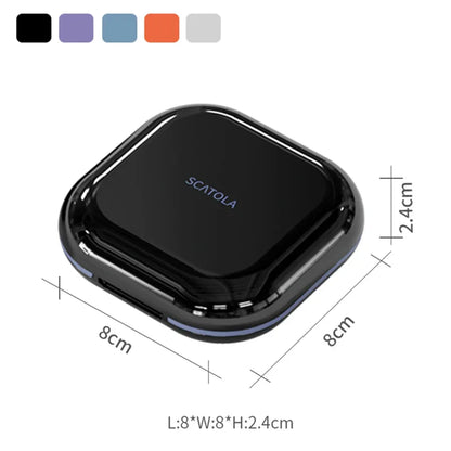 Mini Travel Pill Box — Lightweight 4 Compartment Pocket Medicine Organizer