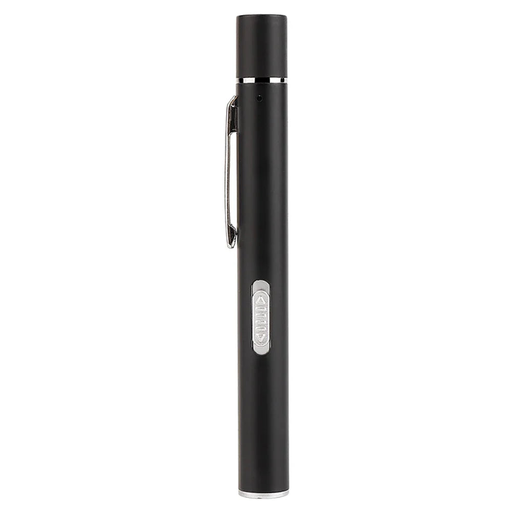 USB Rechargeable Medical Pen Light | Mini Nursing LED Flashlight with Stainless Steel Pocket Clip