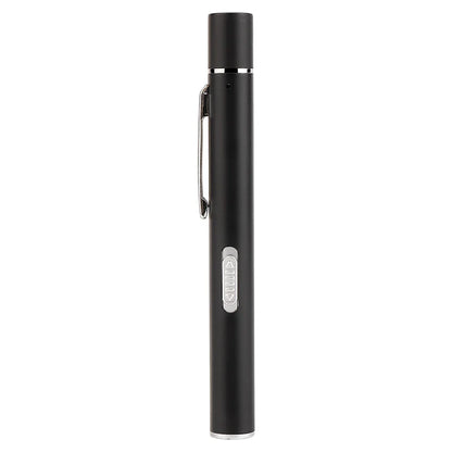 USB Rechargeable Medical Pen Light | Mini Nursing LED Flashlight with Stainless Steel Pocket Clip