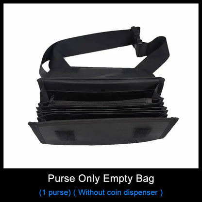 Multi-Pocket Waist Bag – Portable Euro Coin Holder & Money Storage Wallet for Waiters, Drivers & Phones