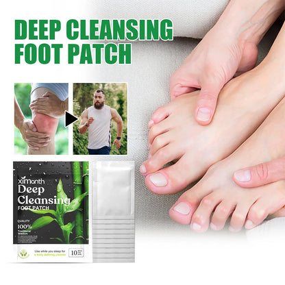 Natural Detox Foot Patches – 10-50PCS/Bag, Herbal Stress Relief, Deep Sleep, and Foot Care Detox Stickers