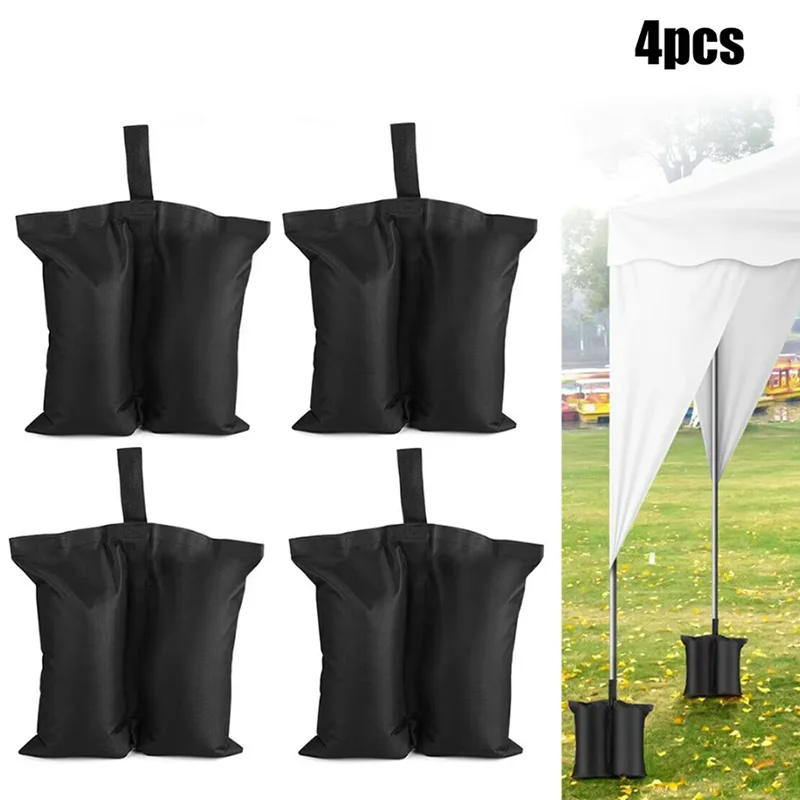 Gazebo Leg Weight Bags - Waterproof Sandbag Tent Weights for Camping, Garden & Outdoor Canopies