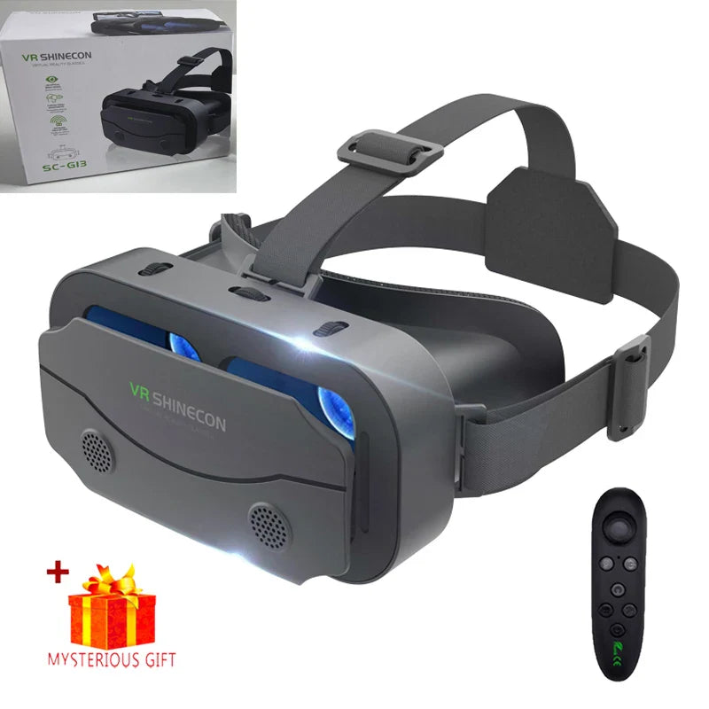 VR Glasses Virtual Reality Headset – 3D Lenses Smart Goggles for Smartphones, Mobile Game Accessory