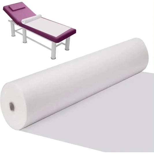 50 pcs Disposable Spa Massage Bed Sheets — Non-Woven Salon Mattress & Headrest Covers