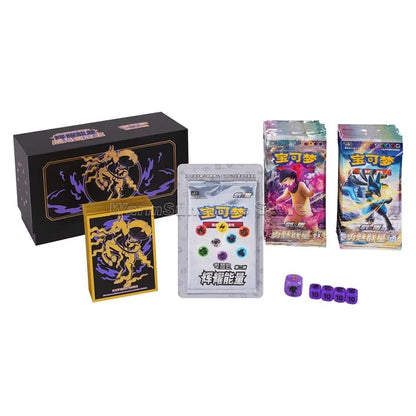 Original Pokemon TCG Gift Box - Simplified Chinese Sword & Shield Trading Card Game Set for Kids Birthday Gifts