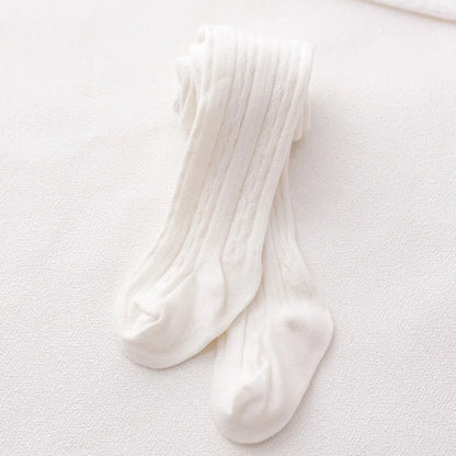 0-2Y Baby Girls Warm Pantyhose – Autumn Winter Long Tube Leggings & Newborn Tights Socks