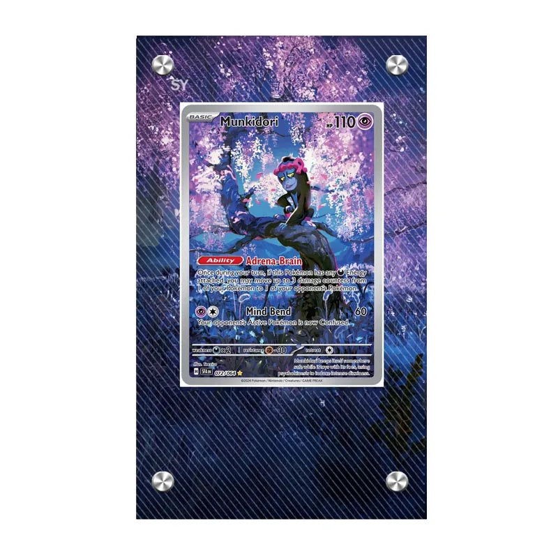 Pokémon Acrylic Extended Artwork Card Display Rack – Pikachu, Greninja, Magikarp & Kingdra Collectible Card Holder Display Case Gift