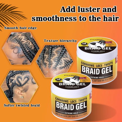 Men's Hair Wax for Styling - Strong Hold Moisturizing Hair Pomade for Retro Looks