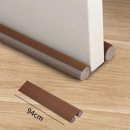 Flexible Door Draft Stopper - Thickened Under Door Seal Strip for Windproof Cold Protection and Gap Blocking