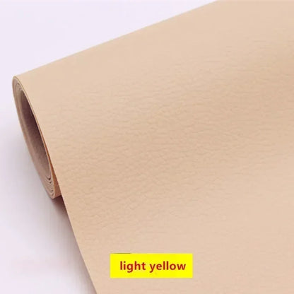 300x50cm Black Self-Adhesive Leather Upholstery Patch – Car Seat, Sofa & Chair Repair Sticker for Holes
