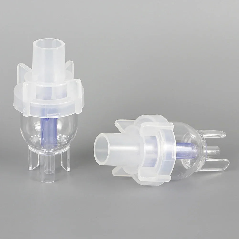 Nebulizer Inhaler Parts – Medicine Tank Cup & Compressor Atomizer Spray Injector, Non-Toxic PP Material Healthcare Accessory