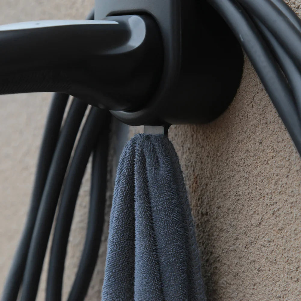 Vehicle Charger Control Holder with Chassis Bracket - Wall Stand for Tesla Model 3/Y, Charger Cable Organizer