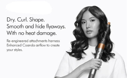 Professional Curling Iron & Hair Dryer Hot Comb – Hair Straightener Styling Brush for Salon & Home