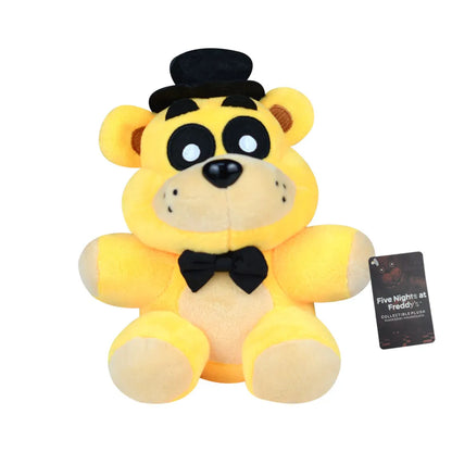 FNAF Plush Toy Collection - Cute Freddy Bonnie Foxy Cartoon Stuffed Dolls for Kids & Fans Gift