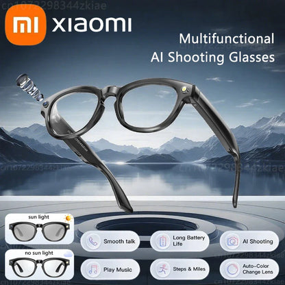 Xiaomi AI Smart Glasses – 200MP Bluetooth Camera Glasses with Music, Calls, Object Recognition & AI Translation