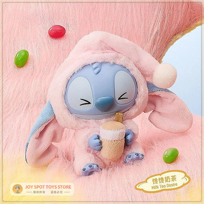 Stitch "Eat Something Before Sleep" Series Vinyl Blind Box – Cute Plush Doll Pendant Ornament, Kawaii Surprise Toy Gift
