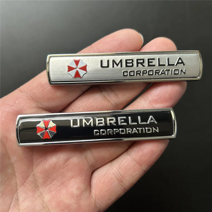 3D Aluminum Car Emblem - Umbrella Corporation Sticker Badge for Auto Styling & Decoration