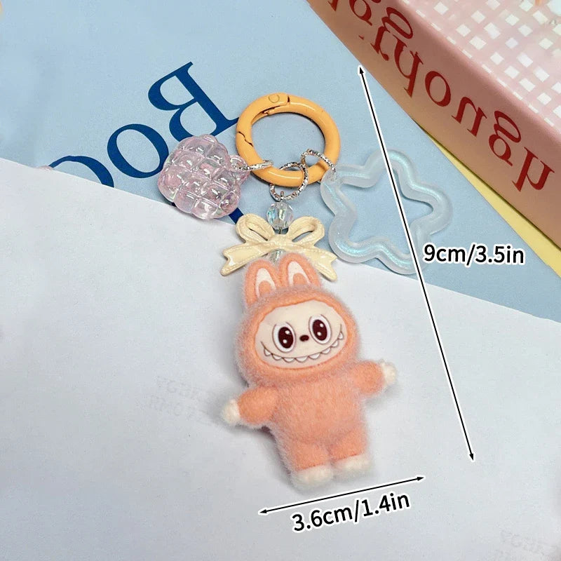 Cartoon Key Ring – Cute Backpack Pendant Gift for Students and Couples