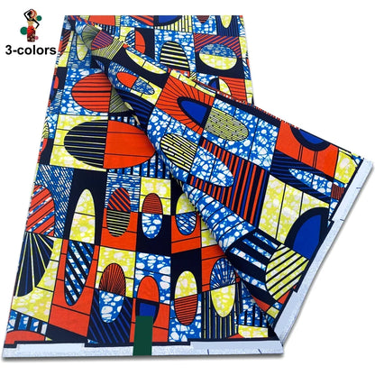 2026 Original African Wax Print Fabric - 100% Cotton Nigerian Ankara Batik Soft Pagne Material