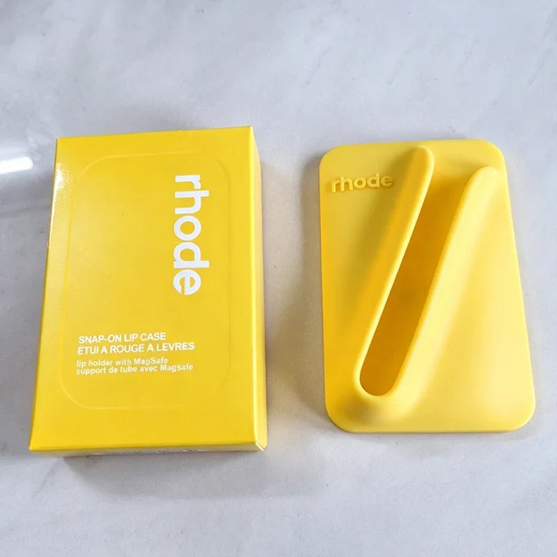 RHODE Magnetic Lip Case - MagSafe Compatible iPhone Cover with Lip Gloss Holder for iPhone 17 Air 16 15 14 13 12 11 Pro Max