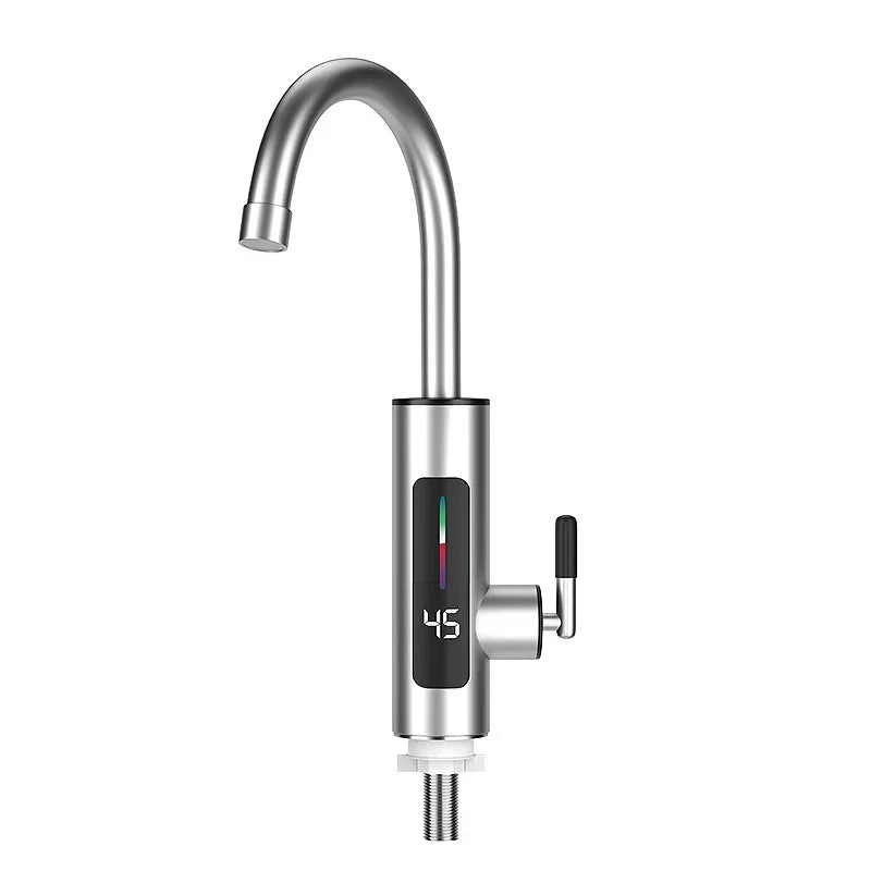 3000W 220V Electric Kitchen Water Heater Tap – Instant Hot & Cold Stainless Steel Faucet