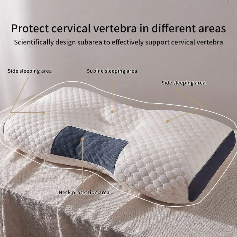 2024 New Neck Pillow – Cervical Orthopedic Soybean Fiber Massage Pillow for Sleep & Neck Protection