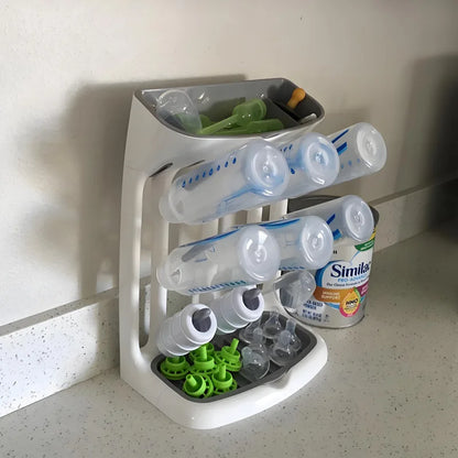 Baby Bottle Drying Rack - Hanging Drainage Storage Stand for Bottles & Water Cups