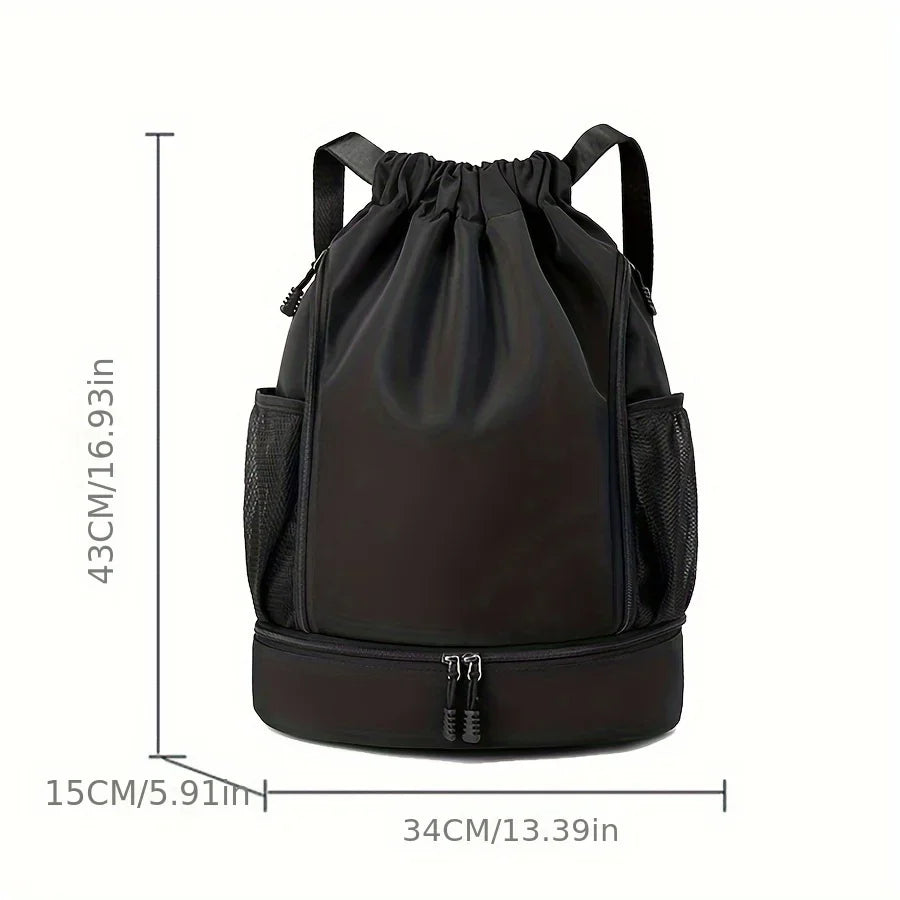 Sports Basketball Backpack — Waterproof Travel Bag for Outdoor, Swimming, Fitness, Hiking, Climbing, and Basketball Gear