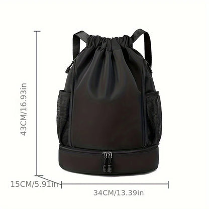 Sports Basketball Backpack — Waterproof Travel Bag for Outdoor, Swimming, Fitness, Hiking, Climbing, and Basketball Gear