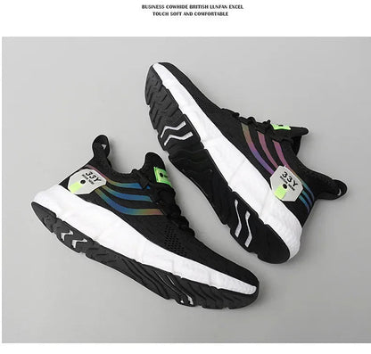 2024 Men's Breathable Sneakers – Comfortable Casual Running & Tennis Shoes for Summer