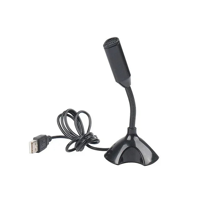 USB Studio Microphone with Adjustable Stand - Desktop Gaming, Streaming & Recording Mic for Laptop & Computer