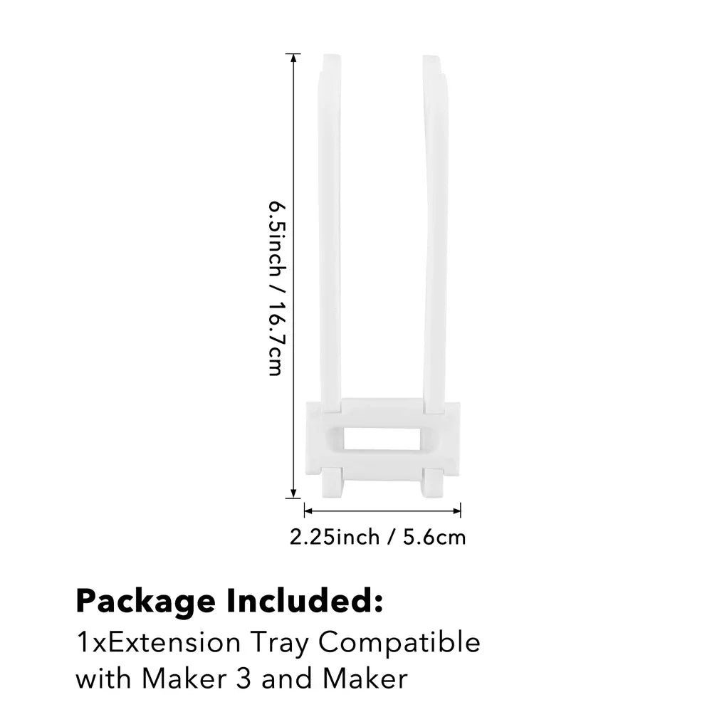 Extension Tray for Cricut Maker 3, Maker, Explore Air 2 & Explore 3 – Cutting Mat Holder & Essential Accessory
