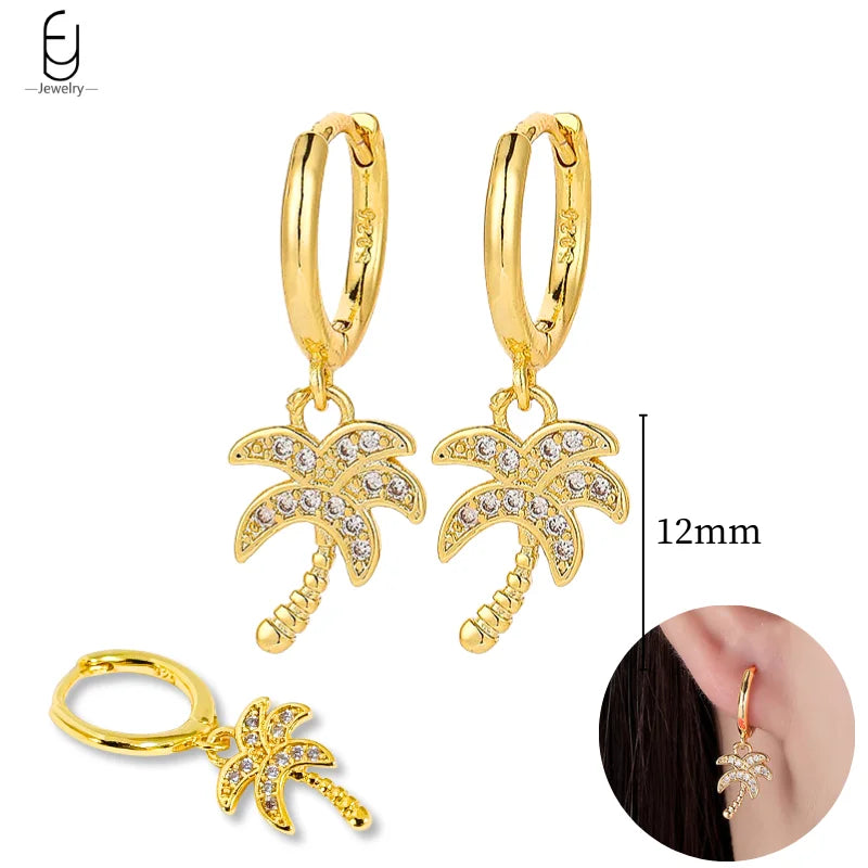 925 Sterling Silver Gold Tassel Earrings - Vintage Crystal Long Chain Hoop Jewelry for Women
