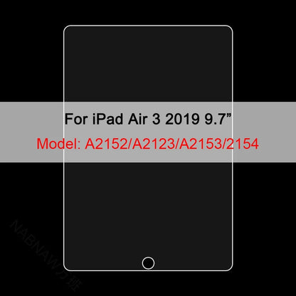 3-Pack Tempered Glass Screen Protector - Apple iPad 10th 9th 8th 7th Mini Air & Pro Series