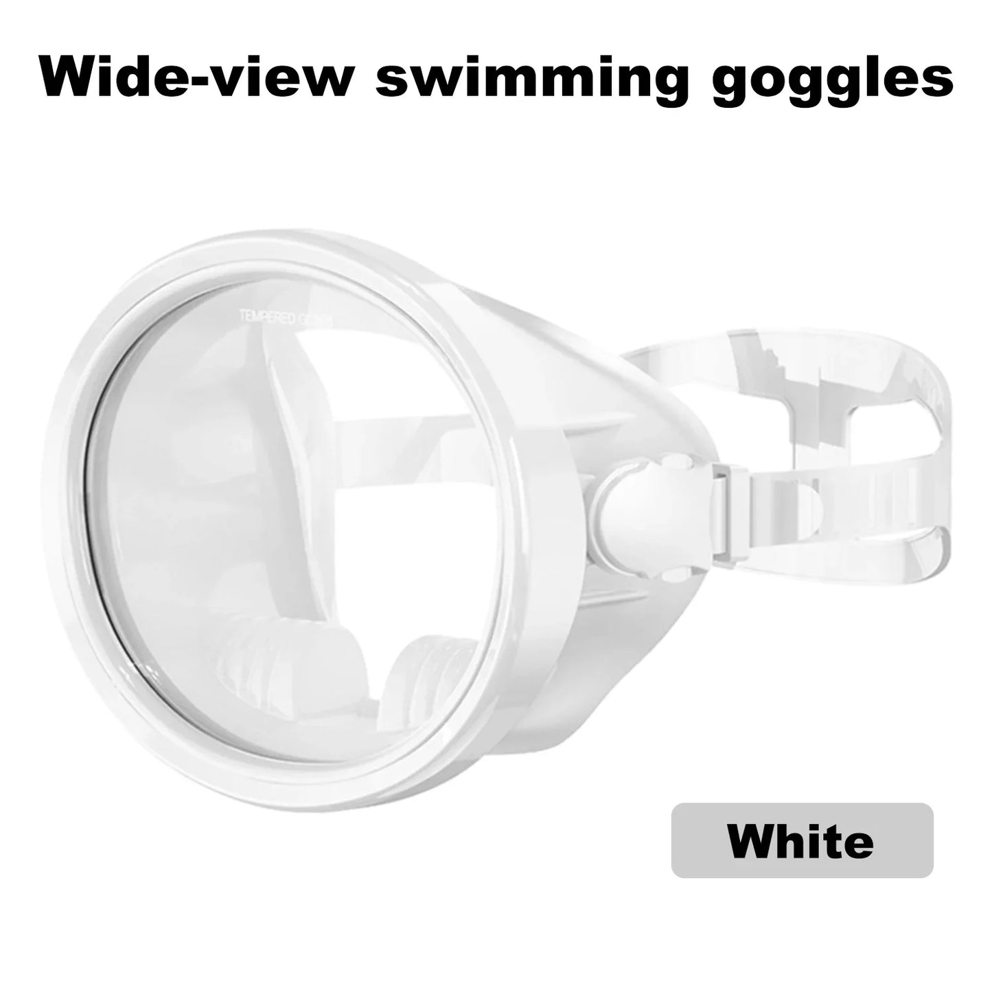 Full-Face Snorkeling Mask - Waterproof Anti-Fog 180° Panoramic Diving Goggles for Adults