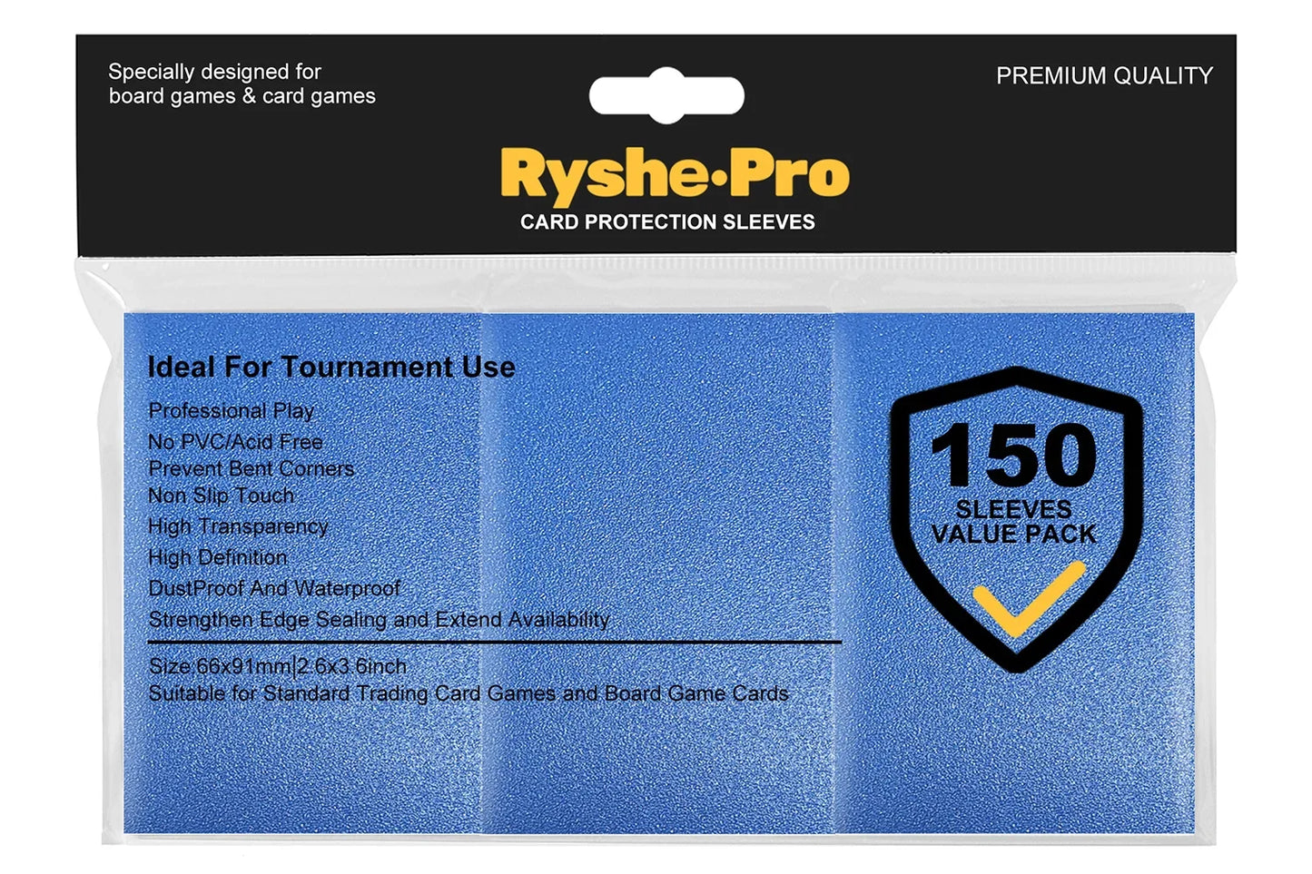 100PCS Matte Card Sleeves - 66x91mm TCG Trading Card Protectors for Pokémon, Tarot & Board Games