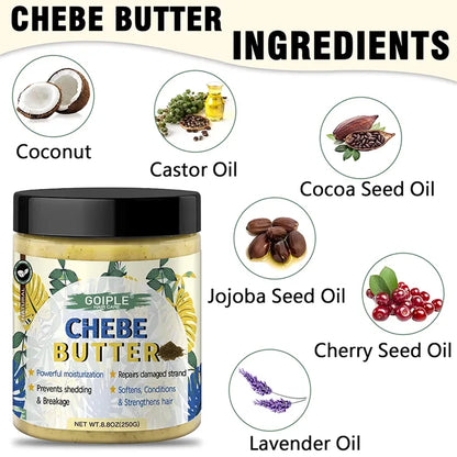 GOIPLE Chebe Butter Hair Treatment - Deep Nourishing Repair Oil Mask for Hair Growth & Damage Care