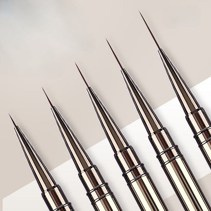 Nail Art Liner Brushes – Striping & Drawing Pens for Elongated Lines, 6–25mm Professional Manicure Design Tools