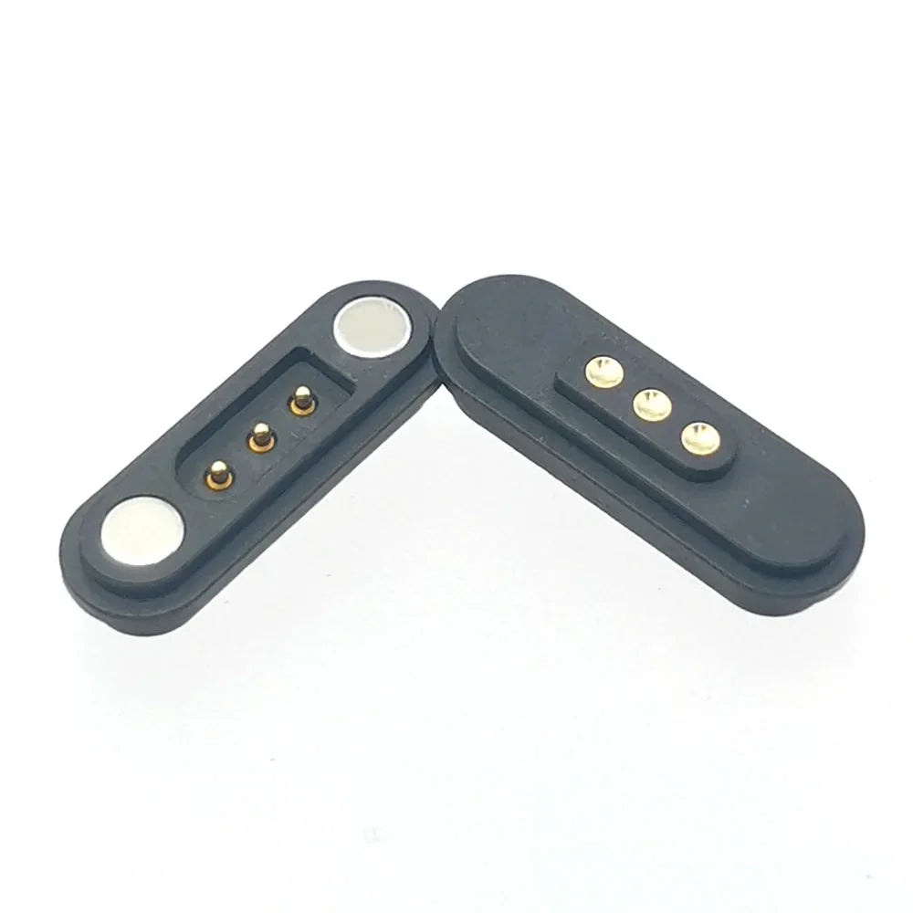 DC 12V 3A Waterproof Magnetic Pogo Pin Connector - 2-6 Pin Spring Loaded Male Female DC Power Socket