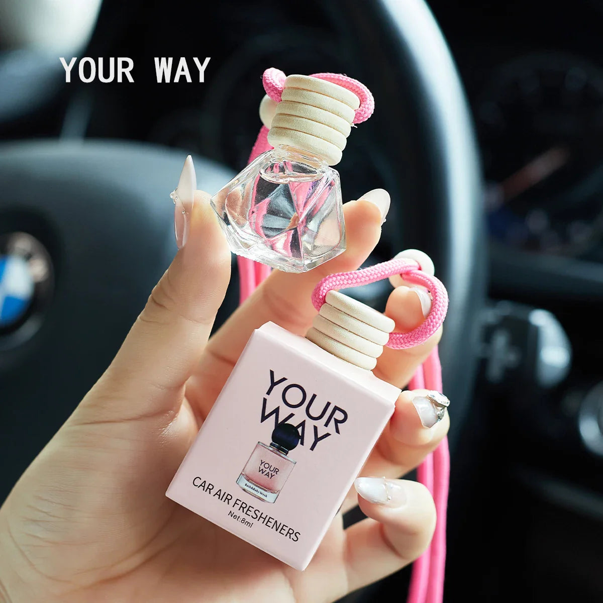 Car Perfume Air Freshener – Long-Lasting Interior Fragrance for Fresh & Charming Car Scent