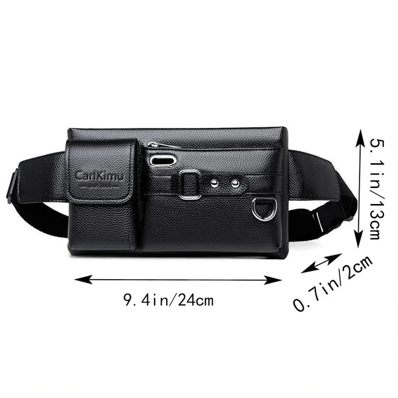 WEIXIER Unisex Multifunctional Crossbody Chest Bag – Large Capacity Sports Running Waist & Shoulder Wallet Bag