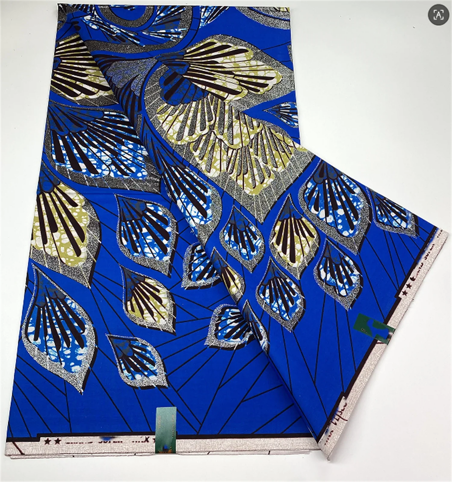 Original African Wax Print Fabric - 6 Yards 100% Cotton Nigerian Ankara Sewing Material