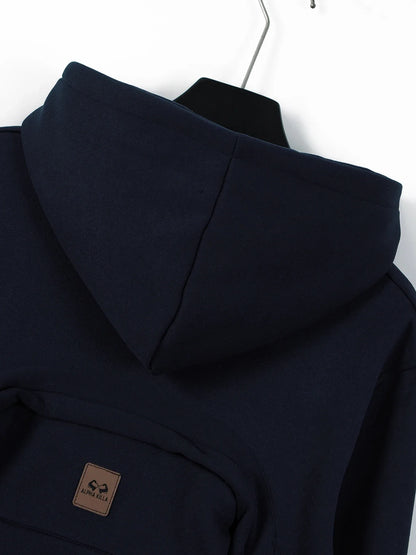 Autumn/Winter Loose Cotton Hoodie – Unisex Casual American Fashion Backpack Style