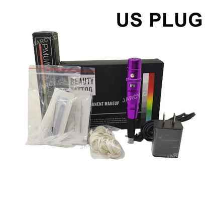 Permanent Makeup Tattoo Pen Machine - Eyebrow and Lip Microblading Tattoo Gun for PMU Beginners