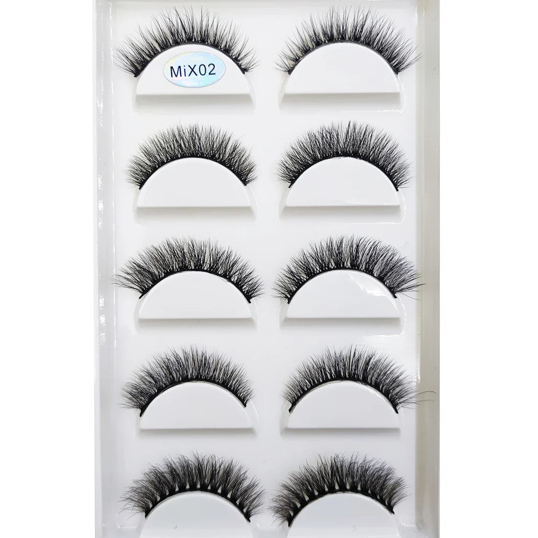 38 Styles 5 Pairs 3D Mink False Eyelashes – Natural Fake Lashes Makeup Beauty Tools