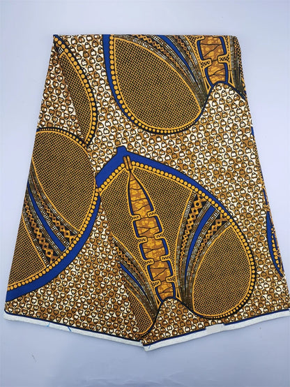 2025 African Wax Fabric - High Quality Cotton Nigerian Ankara Batik Print Material for Sewing & Dresses