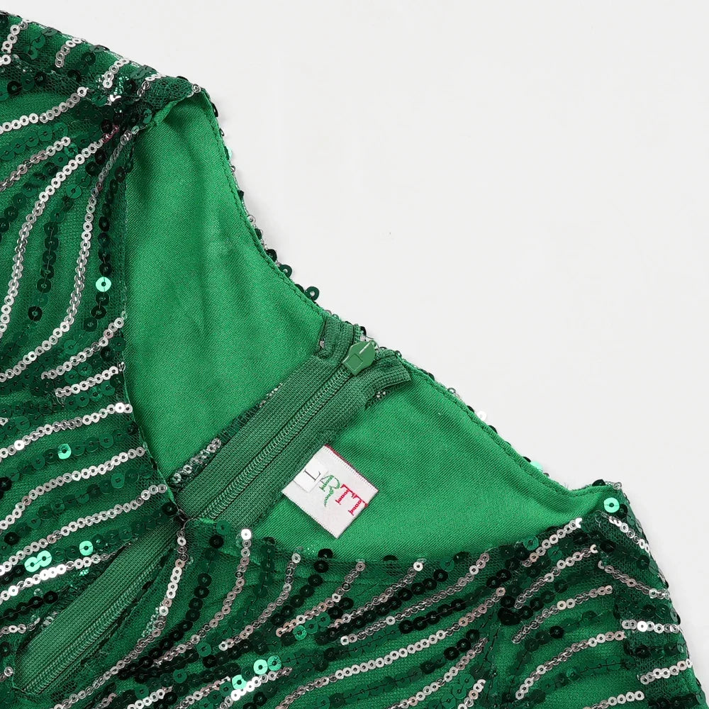 2026 African Dashiki Sequin Dress - Plus Size Ankara Wedding & Party Maxi Gown