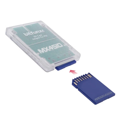 MX4SIO PS2 Memory Card Adapter - SIO2SD TF/SD Card Reader for PlayStation 2 Game Console Storage